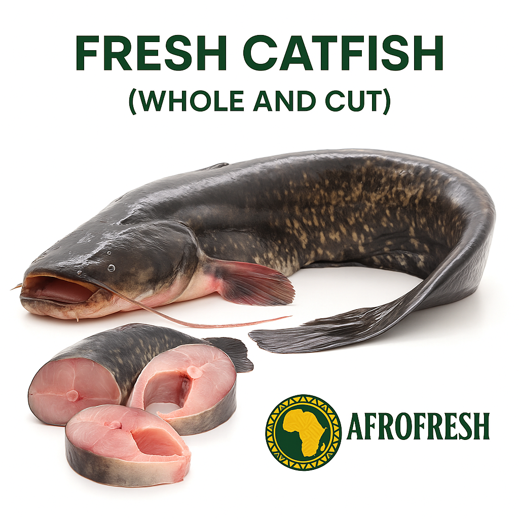 Fresh Catfish – Whole or Cut (Cleaned & Ready to Cook)